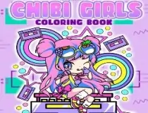 Chibi Girls Coloring Boo...
